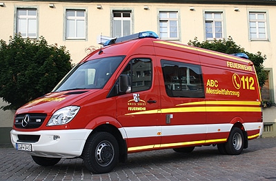 Messleitfahrzeug der Feuerwehr Werl. Foto: Korte