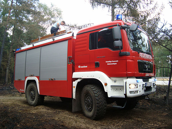 FF_Schneverdingen_TLF_20-40_Köhlbrandt Die Bezeichnung TLF 4000 für die vormals als TLF 20/40 bezeichneten Fahrzeuge ist der Einführung des digitalen BOS-Funks geschuldet. Foto: Köhlbrandt