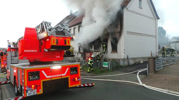 Brand in Hameln. Foto: Polizei