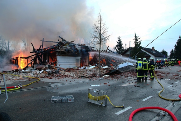 Explosion Gundelfingen 10.03.2015