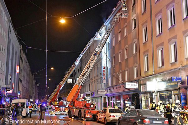 Zimmerbrand, Dachstuhlbrand