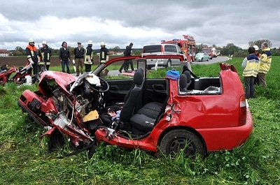 Unfall Schwindegg. Foto: fib/GS