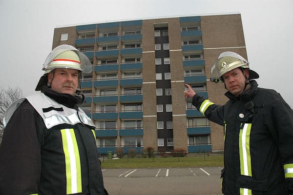 Für Gebäude wie dieses benötigt die Feuerwehr Büsum eine eigene Drehleiter. Foto: Albrecht/Feuerwehr Für Gebäude wie dieses benötigt die Feuerwehr Büsum eine eigene Drehleiter. Foto: Albrecht/Feuerwehr