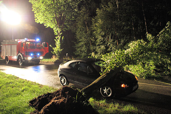 Archivfoto: Sturmeinsatz nach Unwetter im Landkreis Harburg (August 2010). Foto: Köhlbrandt / Feuerwehr