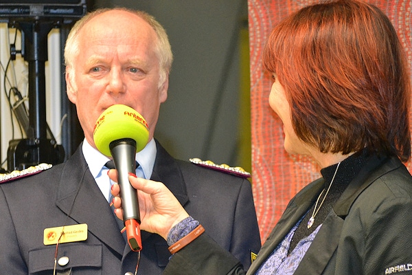 Manfred Gerdes, Präsident des Landesfeuerwehrverbandes Brandenburg im Interview. Foto: Heike Stachowiak