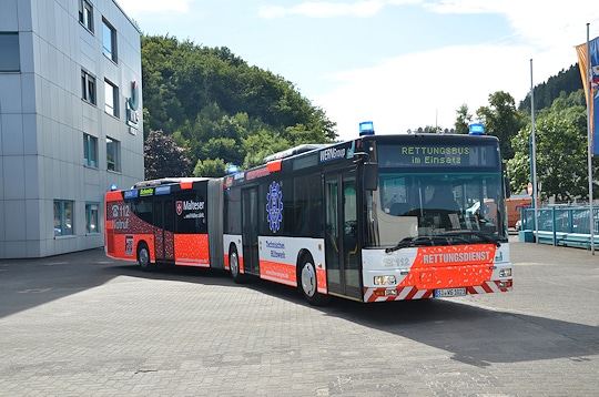 Rettungsbus Siegen. Foto: Büdenbender