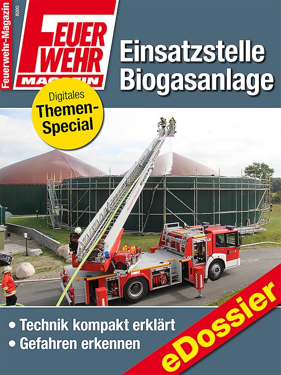 Einsatzstelle Biogasanlage