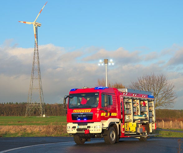 Rüstwagen der Feuerwehr Achim. Foto: Preuschoff