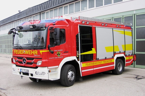 Das neue Löschgruppenfahrzeug, ein LF 20, der Feuerwehr Traunstein. Foto: Feuerwehr Traunstein