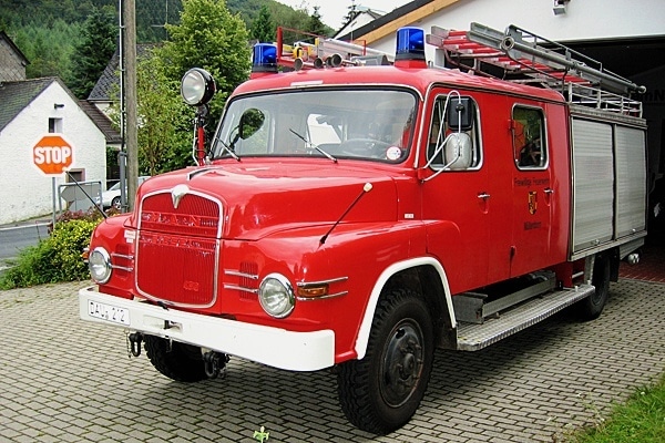 Das alte LF 16 der Feuerwehr Müllenborn. Foto: Feuerwehr Müllenborn