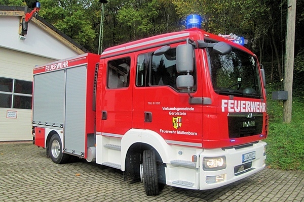 Das neue MLF der Feuerwehr Müllenborn. Foto: Feuerwehr Müllennorn