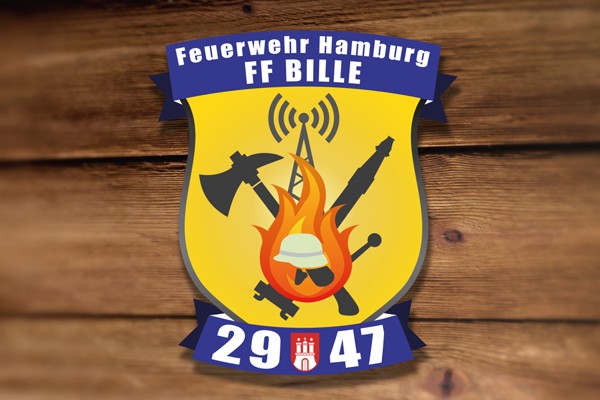 Das neue Logo der Freiwilligen Feuerwehr Bille. Foto: Merle Müller