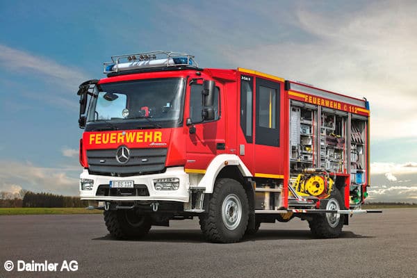 Löschgruppenfahrzeug in Euro VI-Ausführung: Mercedes-Benz Atego 1323 AF 4x4 Euro VI mit einem Aufbau vom Typ LF 10 KatS der Firma Ziegler ; ;