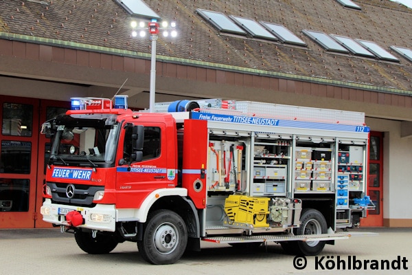 Diesen neuen RW nahm die FF Titisee-Neustadt in Dienst. Walser baute ihn auf einem Mercedes Atego 1629 AF. Foto: Köhlbrandt