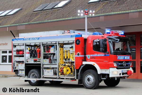 Diesen neuen RW nahm die FF Titisee-Neustadt in Dienst. Walser baute ihn auf einem Mercedes Atego 1629 AF. Foto: Köhlbrandt