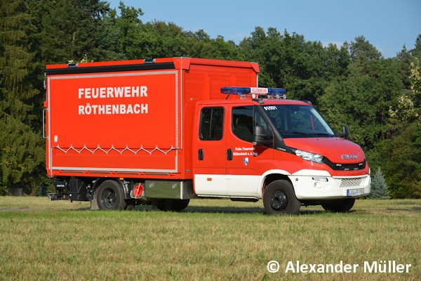  Der neue GW-L1 der FF Röthenbach an der Pegnitz basiert auf einem Iveco Daily 70-170 und wurde von der Firma Roth ausgebaut. Foto: Alexander Müller