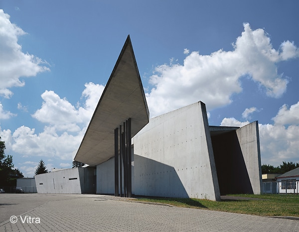 Ehemalige Wache der Werkfeuerwehr Vitra von Zaha Hadid, Vitra Campus, 1993.