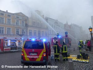 Feuerwehreinsatz in Wismar 27.04.2018