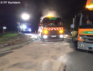 Einsatzstelle nachts
