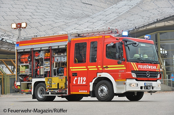 Eines von 58 identischen HLF, die BF und FF München nutzen.