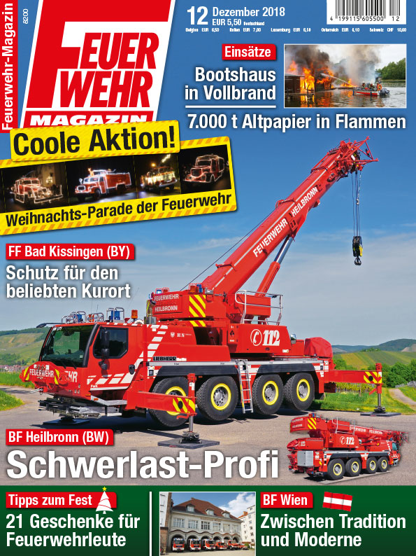 Produkt: PDF-Download: Feuerwehr-Magazin 12/2018