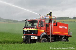 S-TLF gibt Wasser per Dachmonitor