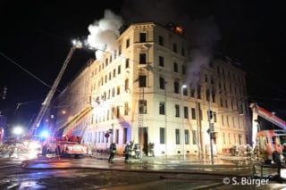 Einsatzbericht Brand in Leipzig