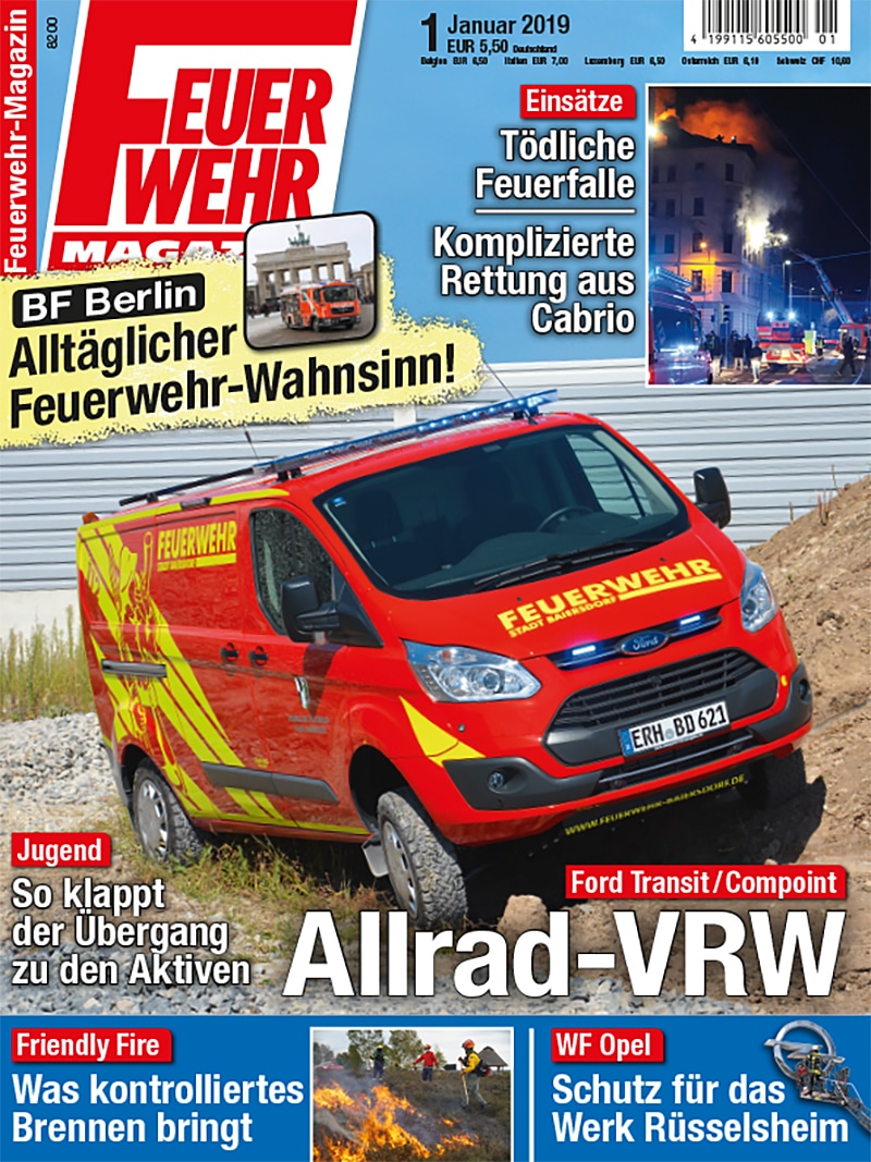 Produkt: Feuerwehr-Magazin 1/2019 Digital