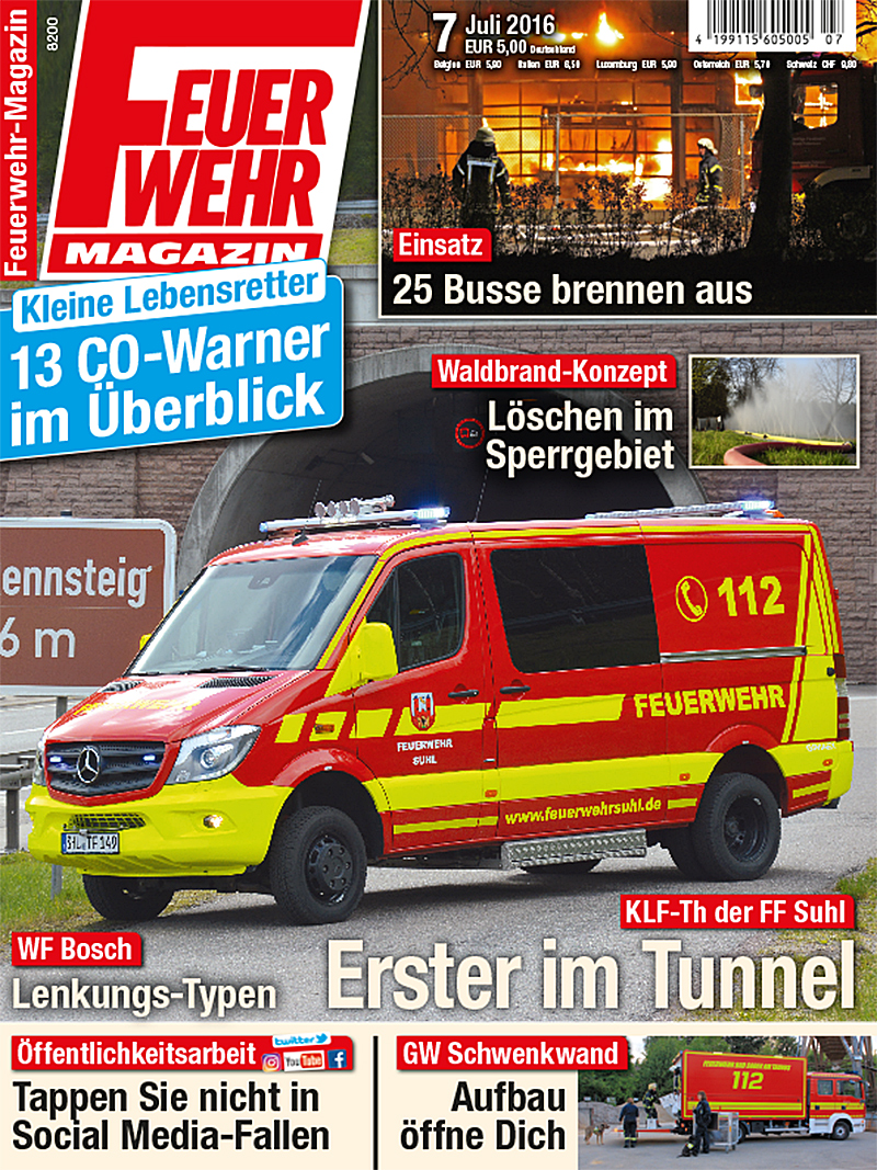 Produkt: Feuerwehr-Magazin 7/2016 Digital