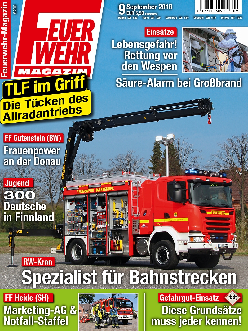 Produkt: Feuerwehr-Magazin 09/2018 Digital