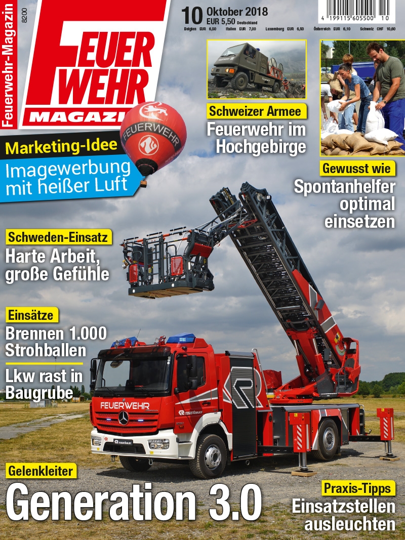 Produkt: Feuerwehr-Magazin 10/2018 Digital