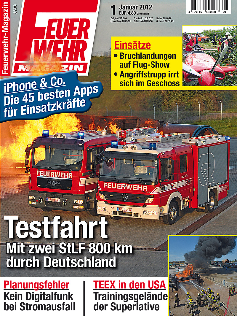 Produkt: Feuerwehr-Magazin 1/2012 Digital