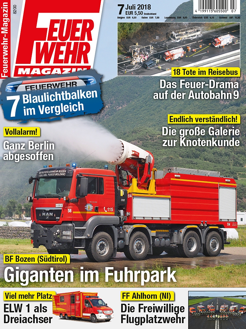 Produkt: Feuerwehr-Magazin 07/2018 Digital