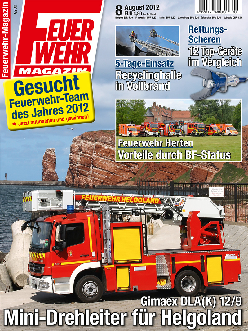 Produkt: Feuerwehr-Magazin 8/2012 Digital