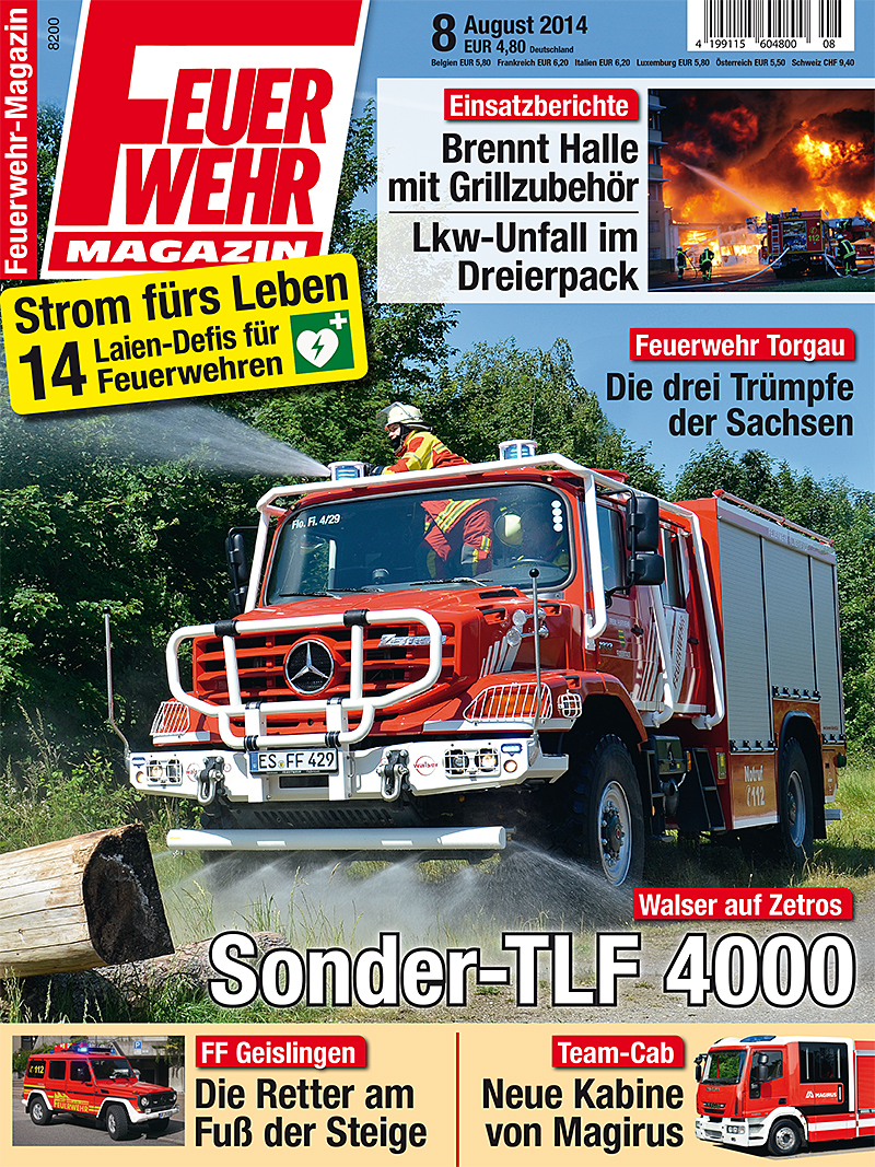 Produkt: Feuerwehr-Magazin 8/2014 Digital