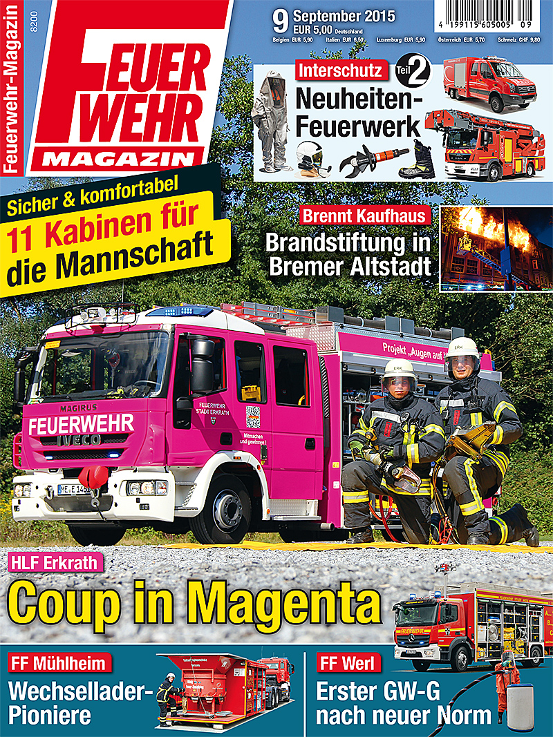Produkt: Feuerwehr-Magazin 9/2015 Digital