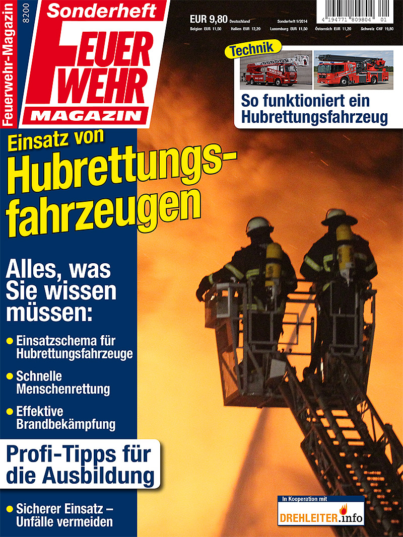 Produkt: Sonderheft: Einsatz von Hubrettungsfahrzeugen