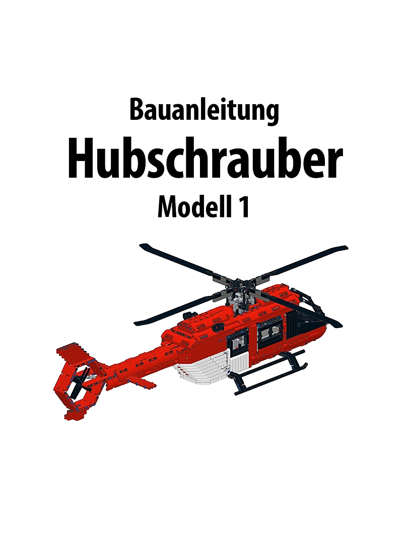 Produkt: Bauanleitung Hubschrauber Modell 1