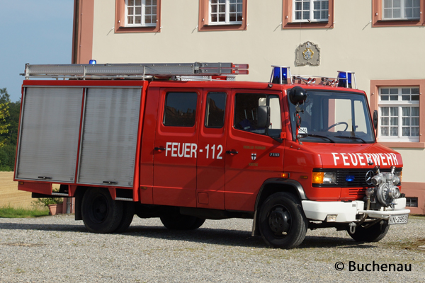 Aus dem Jahr 1989 stammt das LF 8 des LZ 9 Dettingen der Feuerwehr Konstanz. Ziegler baute das Fahrzeug auf einem Mercedes T2 711 D.
