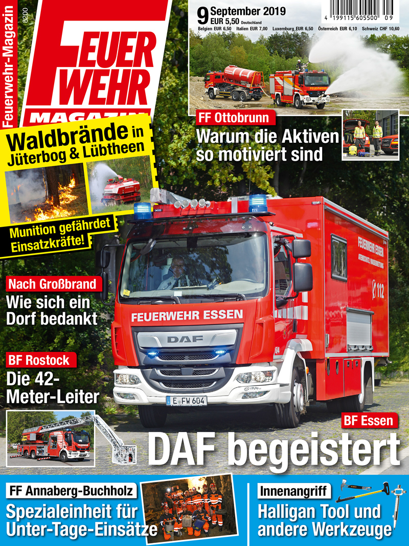 Produkt: Feuerwehr-Magazin 9/2019 Digital