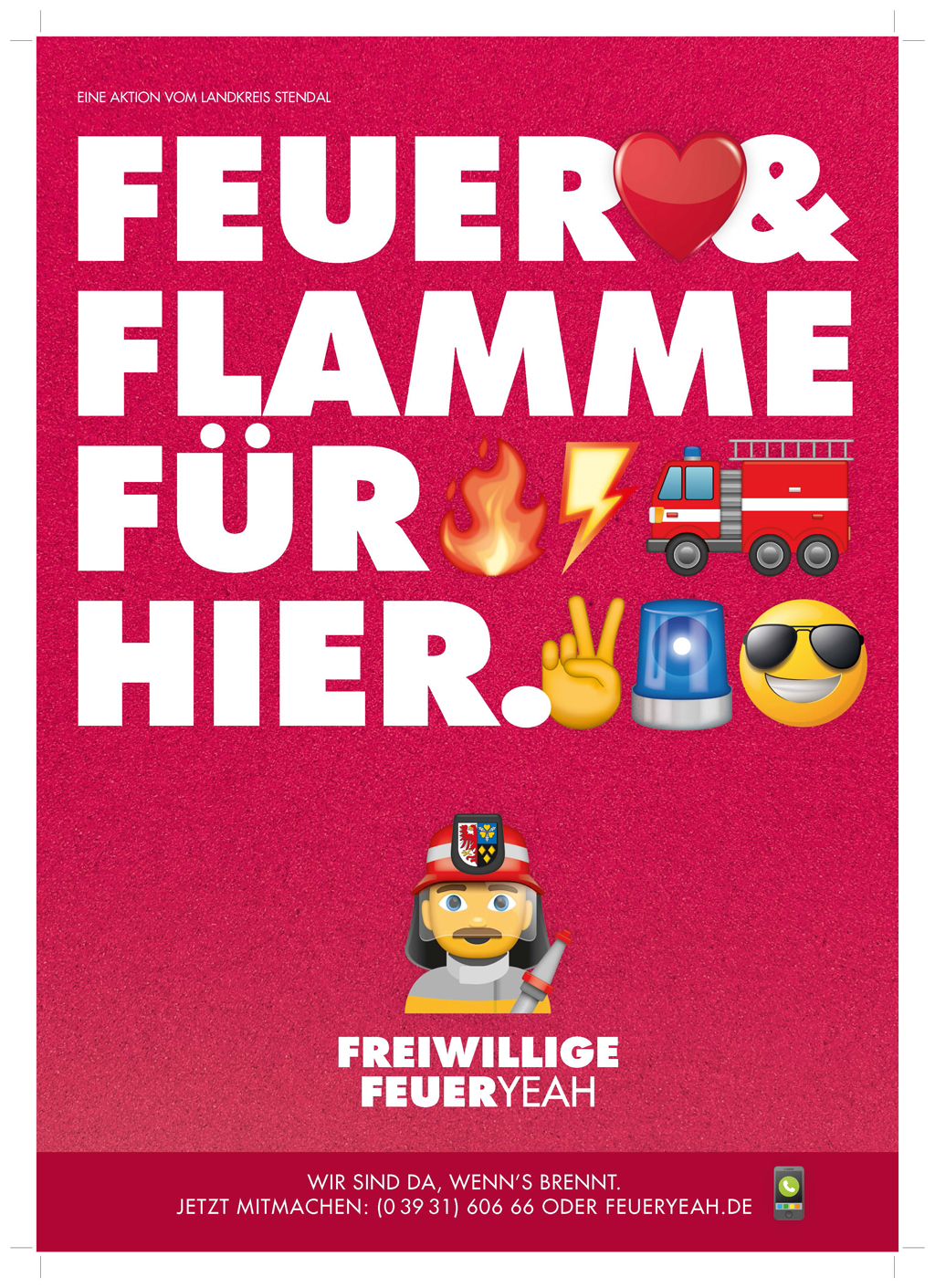 Frische Nachwuchskampagne für die Feuerwehr