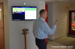 Feuerwehr Alarmierung durch App mit Einsatzmonitor