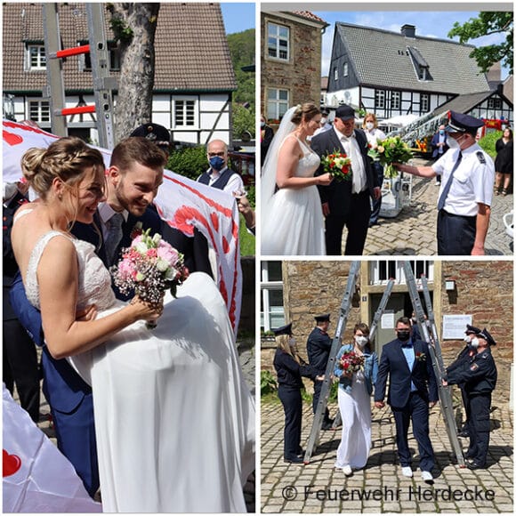 So klappt es mit der FeuerwehrHochzeit