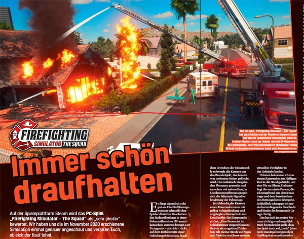Feuerwehr Die Simulatoren besten Feuerwehr-Magazin |