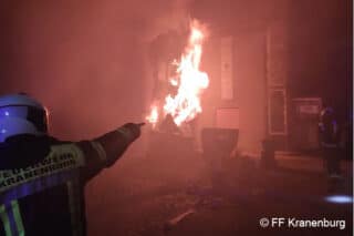 Brand in Kranenburg