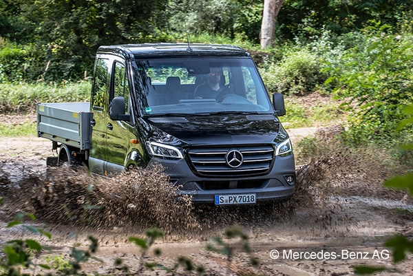 Neuer Allradantrieb: Mercedes hat den Sprinter überarbeitet