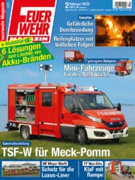 Produkt: PDF-Download: Feuerwehr-Magazin 2/2022