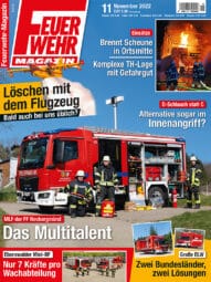 Produkt: PDF-Download: Feuerwehr-Magazin 11/2022