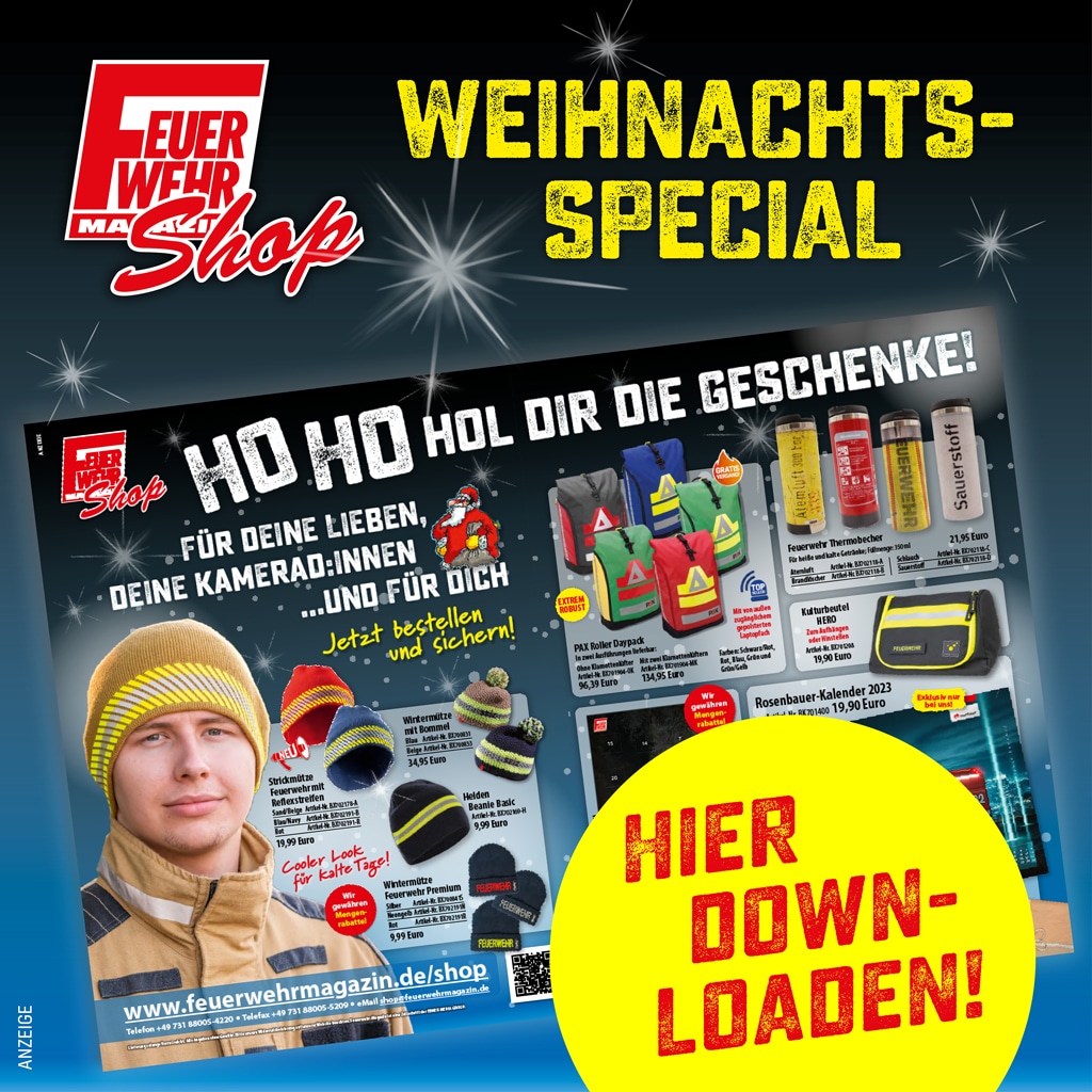 Feuerwehr-Magazin Shop Weihnachts-Special