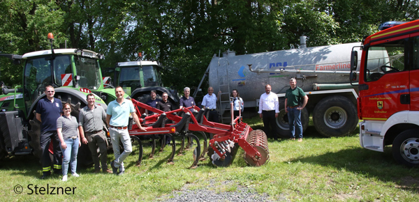 Löschende Landwirte